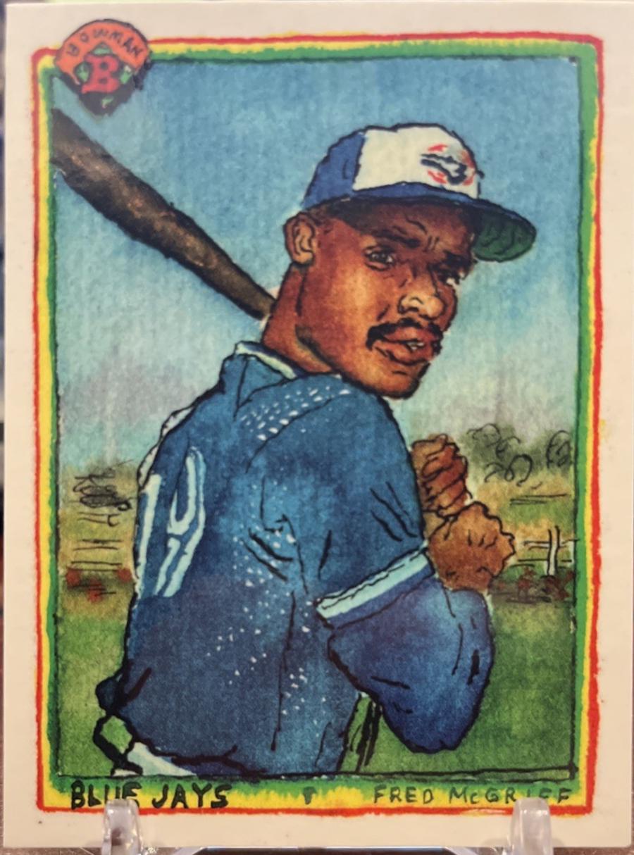 Fred McGriff [Paint Splatter Back] #B90-12
