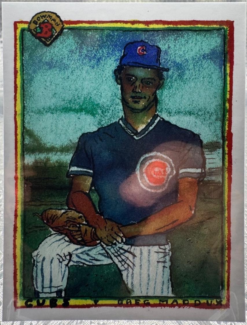 Greg Maddux [Rainbow Foil] #B90-1