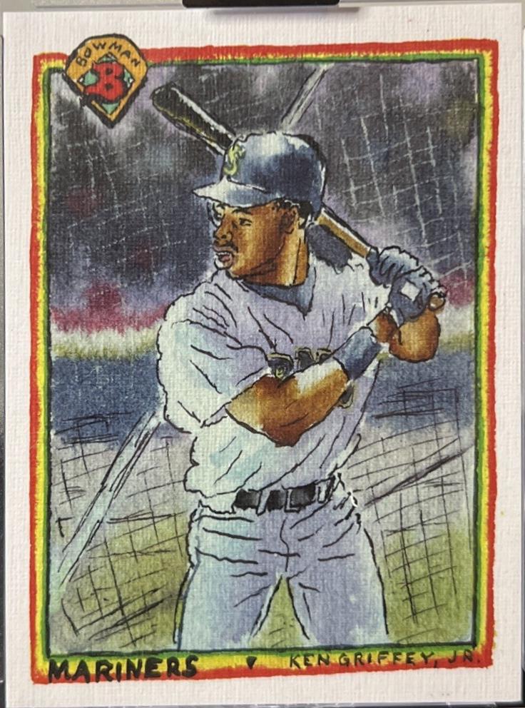Ken Griffey Jr. [Canvas Stock SSP] #B90-9