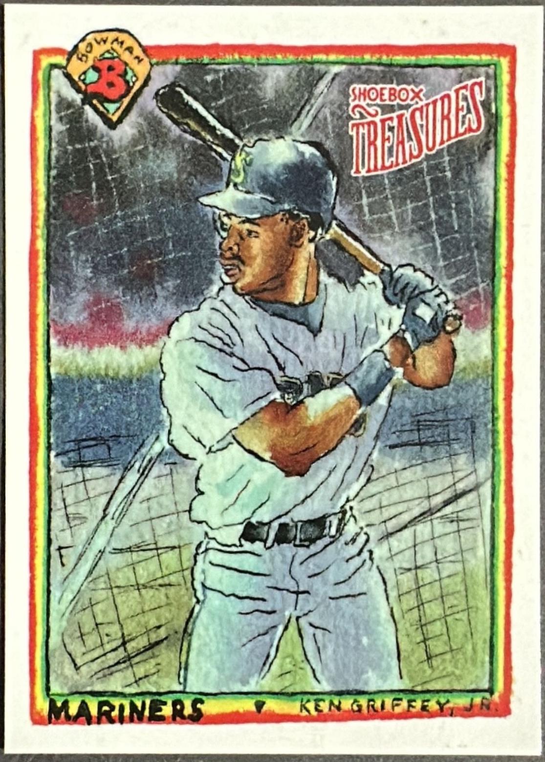 Ken Griffey Jr. [Shoebox Treasures Stamp] #B90-9