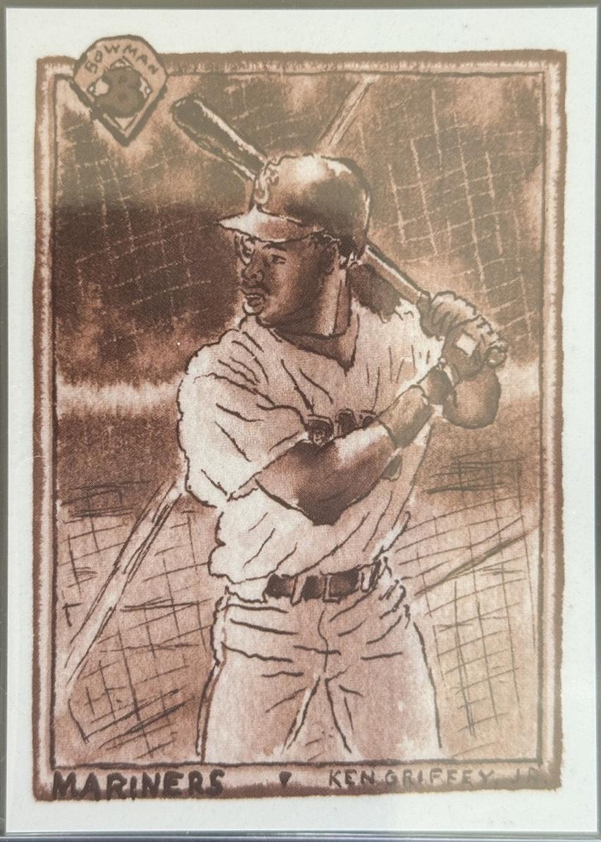 Ken Griffey Jr. [Topps Logo Laminate] #B90-9