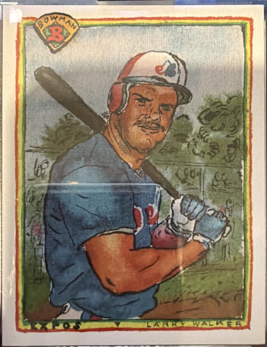Larry Walker [Canvas Stock SSP] #B90-3
