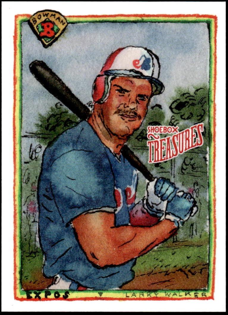 Larry Walker [Shoebox Treasures Stamp] #B90-3