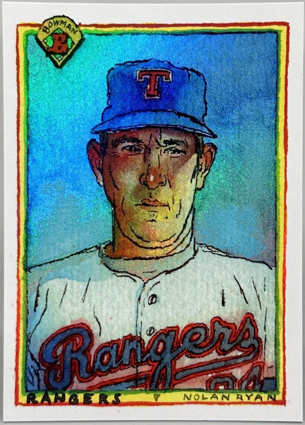 Nolan Ryan [Rainbow Foil] #B90-10