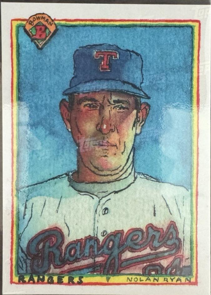 Nolan Ryan [Topps Logo Laminate] #B90-10