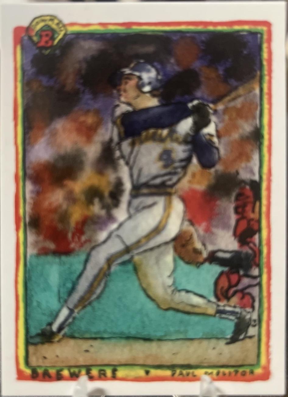 Paul Molitor [Paint Splatter Back] #B90-6