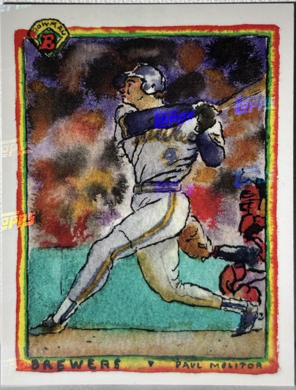 Paul Molitor [Topps Logo Laminate] #B90-6
