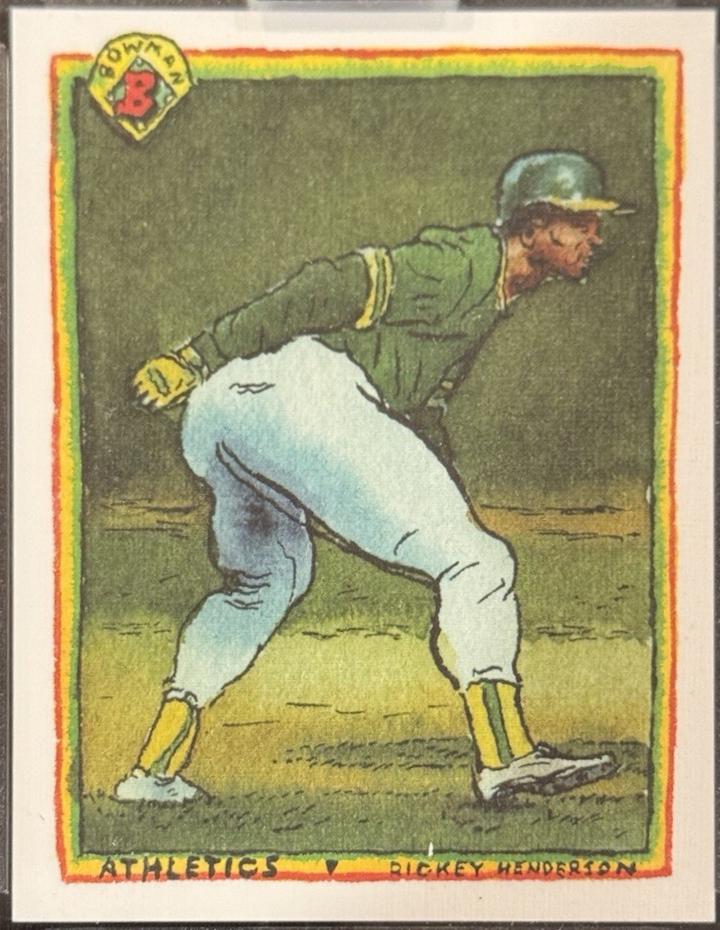 Rickey Henderson [Canvas Stock SSP] #B90-8