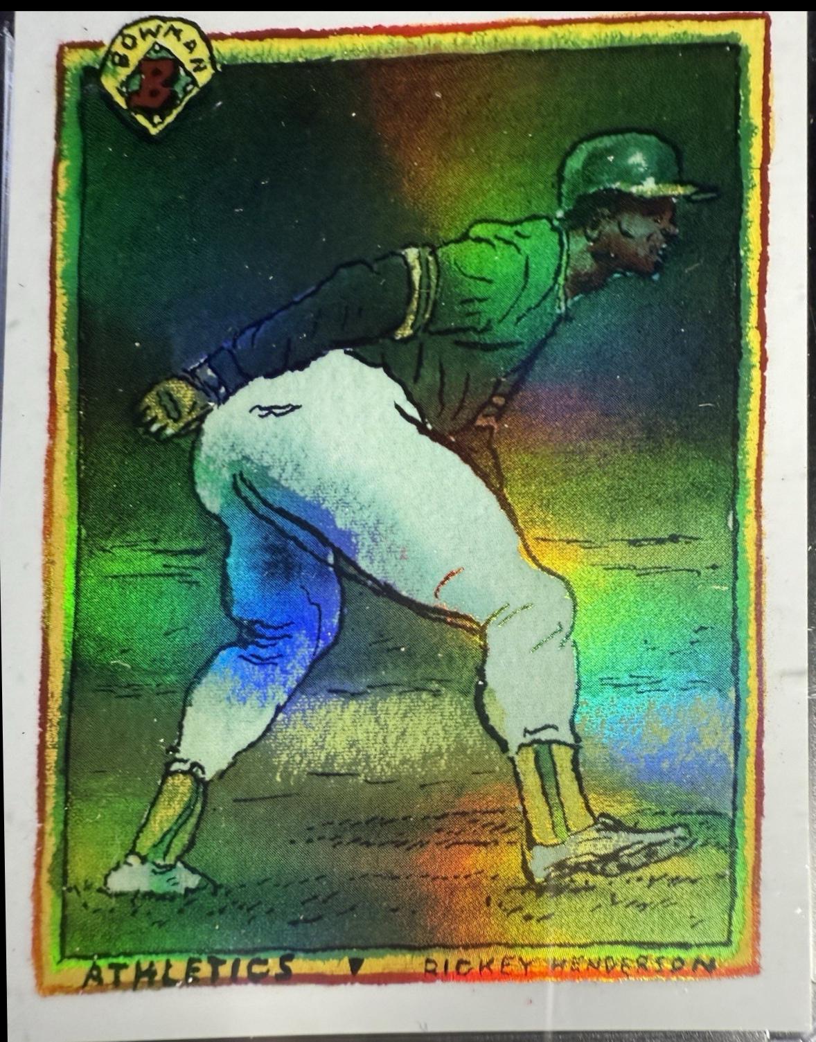 Rickey Henderson [Rainbow Foil] #B90-8