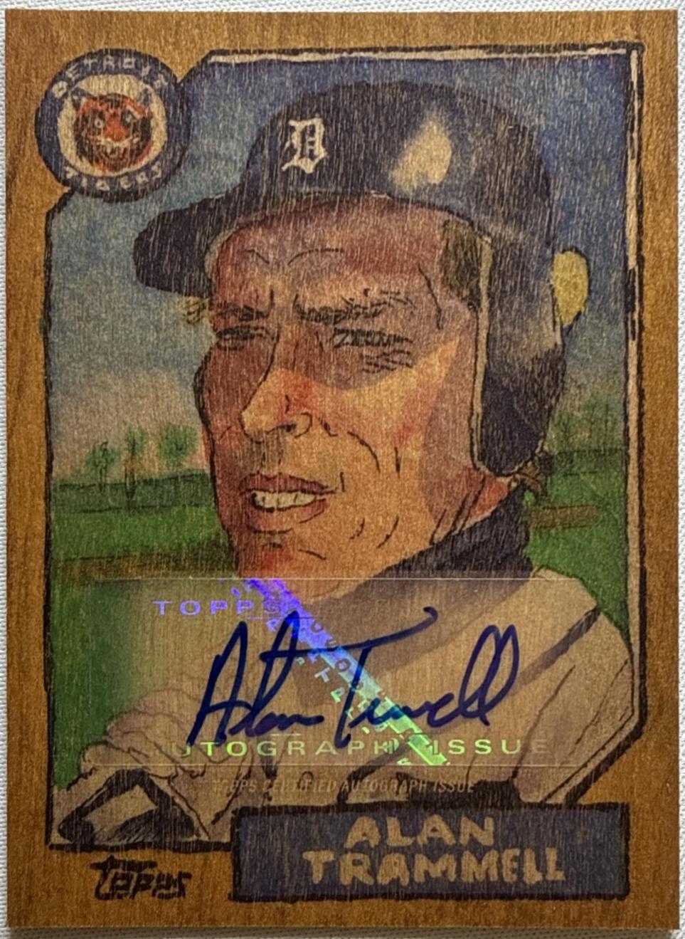 Alan Trammell [Wood Stock] #70A