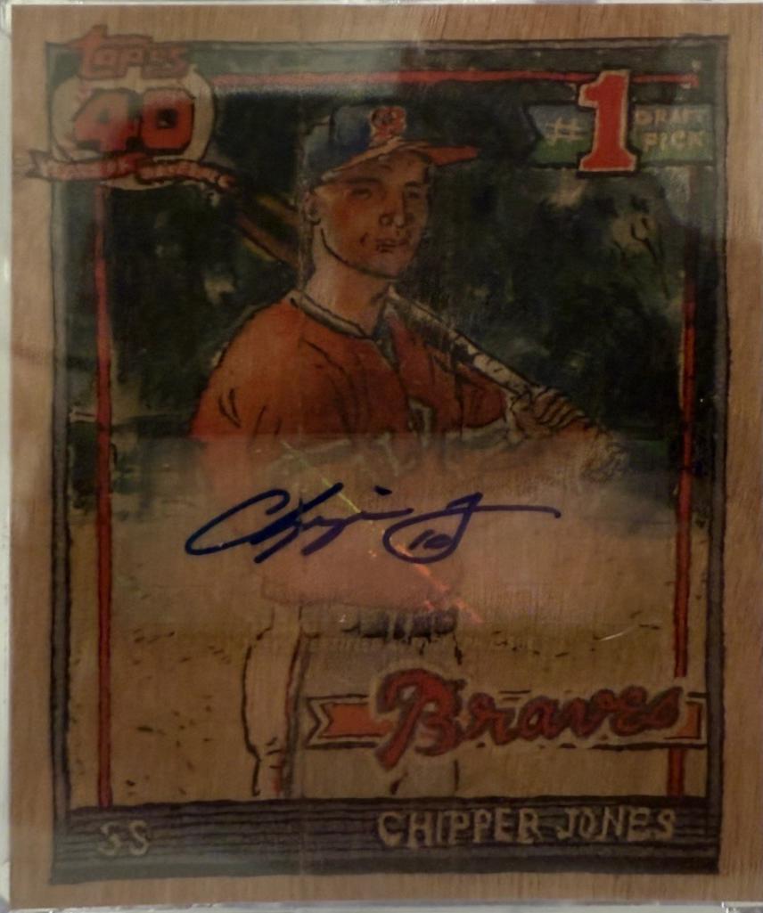 Chipper Jones [Wood Stock] #78A