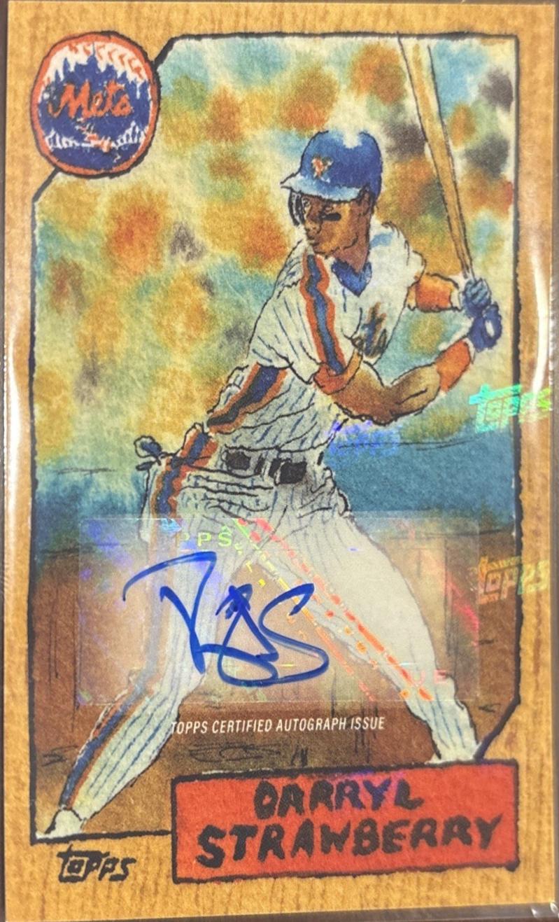 Darryl Strawberry [Topps Logo Laminate] #68A