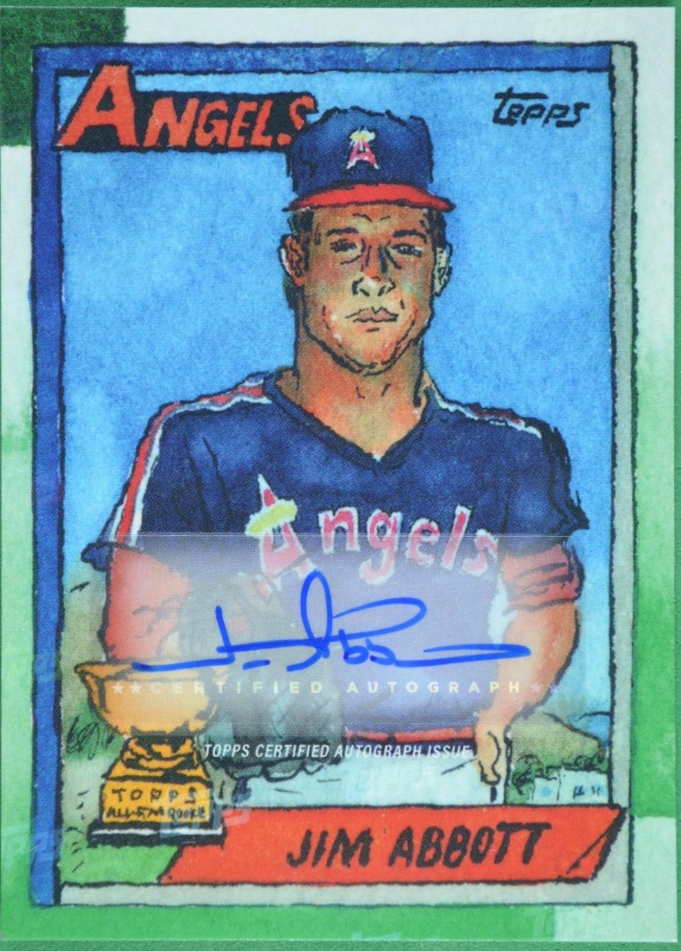 Jim Abbott [Topps Logo Laminate] #77A