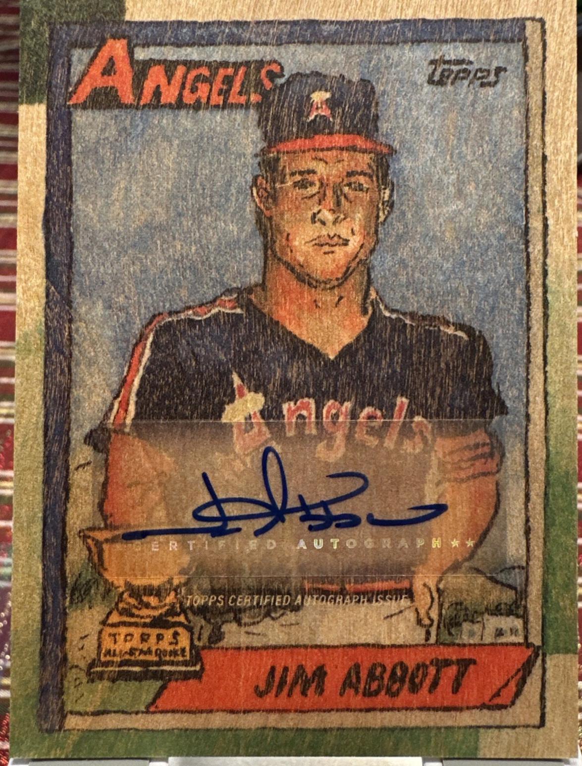 Jim Abbott [Wood Stock] #77A