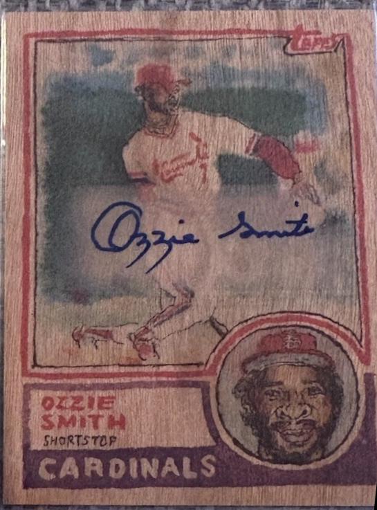 Ozzie Smith [Wood Stock] #62A