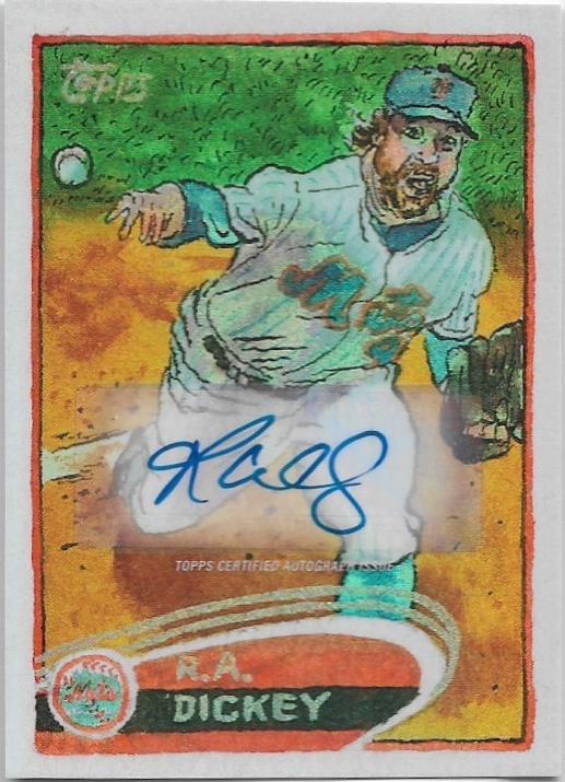 R.A. Dickey [Rainbow Foil] #90A
