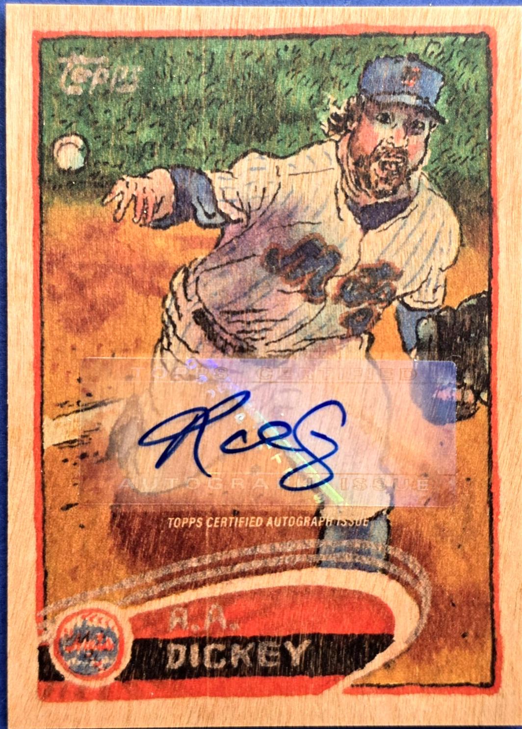 R.A. Dickey [Wood Stock] #90A