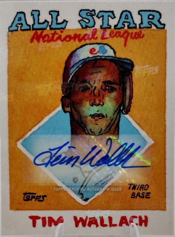 Tim Wallach [Topps Logo Laminate] #15A