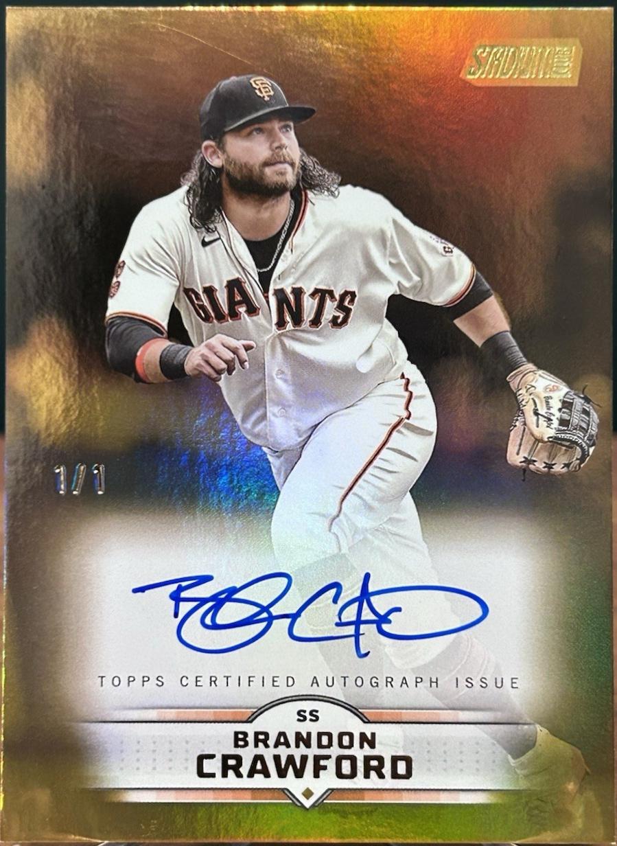 Brandon Crawford [Gold Rainbow Foil] #SCBA-BCR