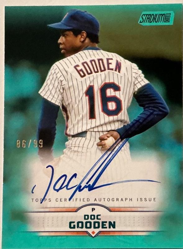 Doc Gooden [Turquoise] #SCBA-DG