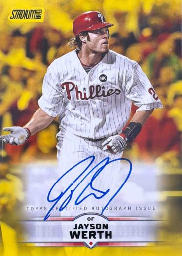 Jayson Werth [Yellow] #SCBA-JWE