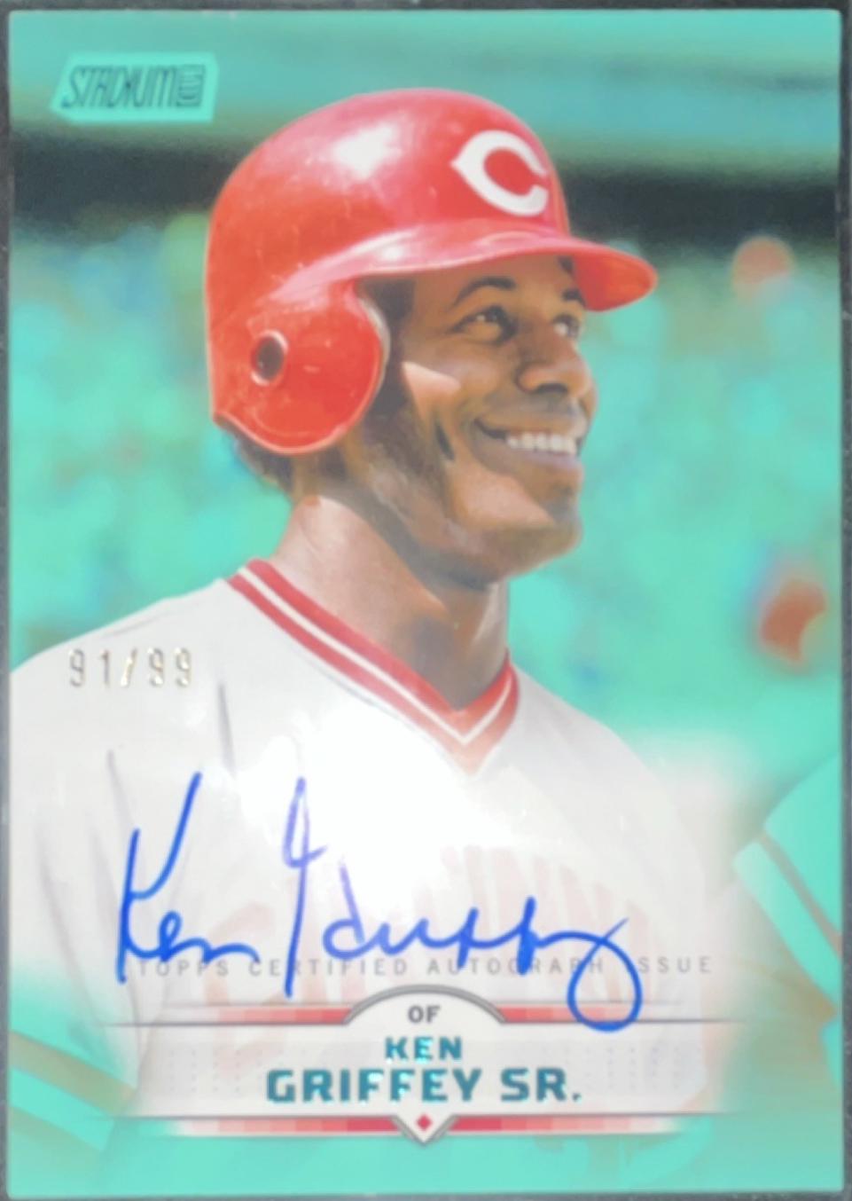 Ken Griffey Sr. [Turquoise] #SCBA-KG