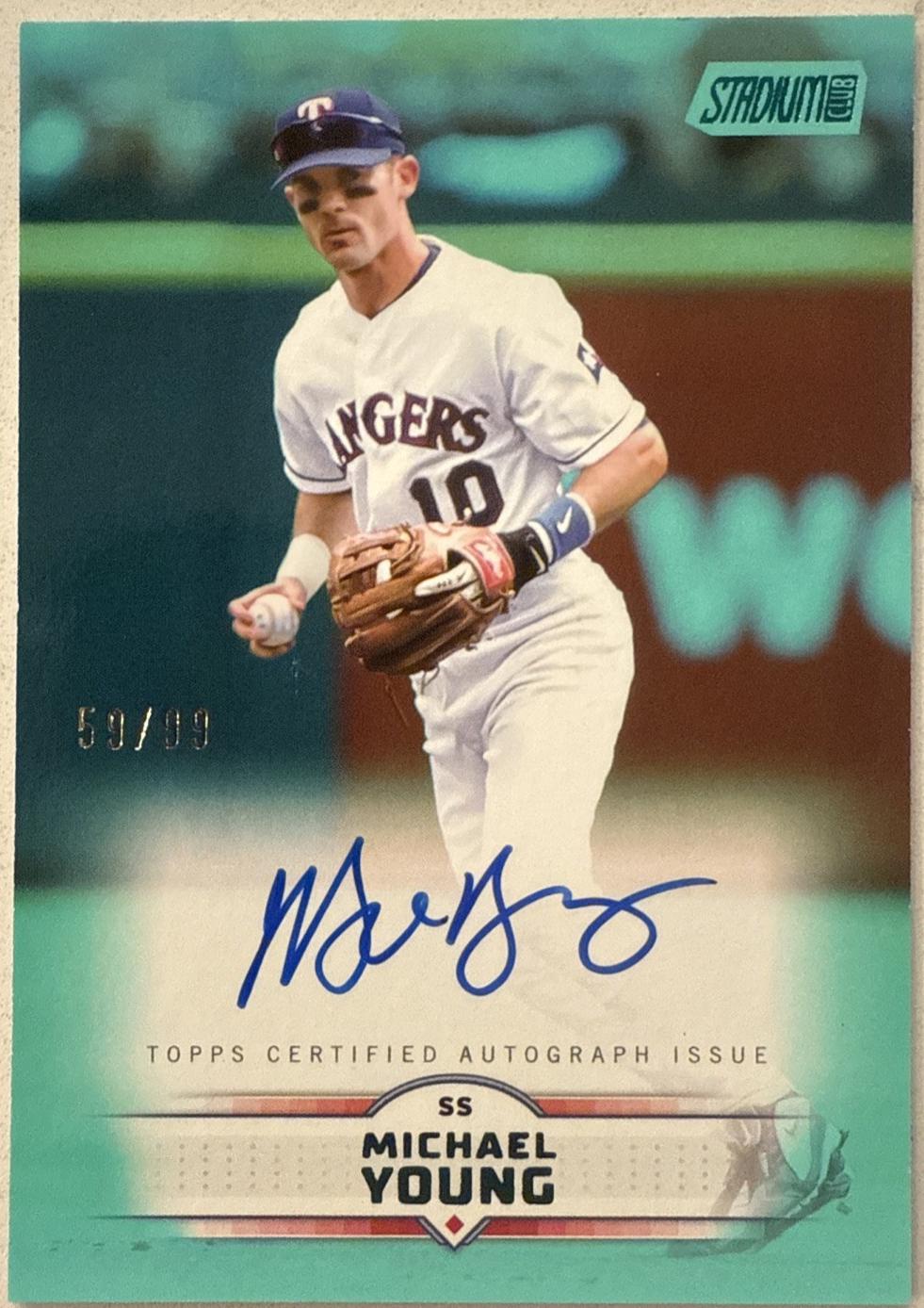 Michael Young [Turquoise] #SCBA-MY
