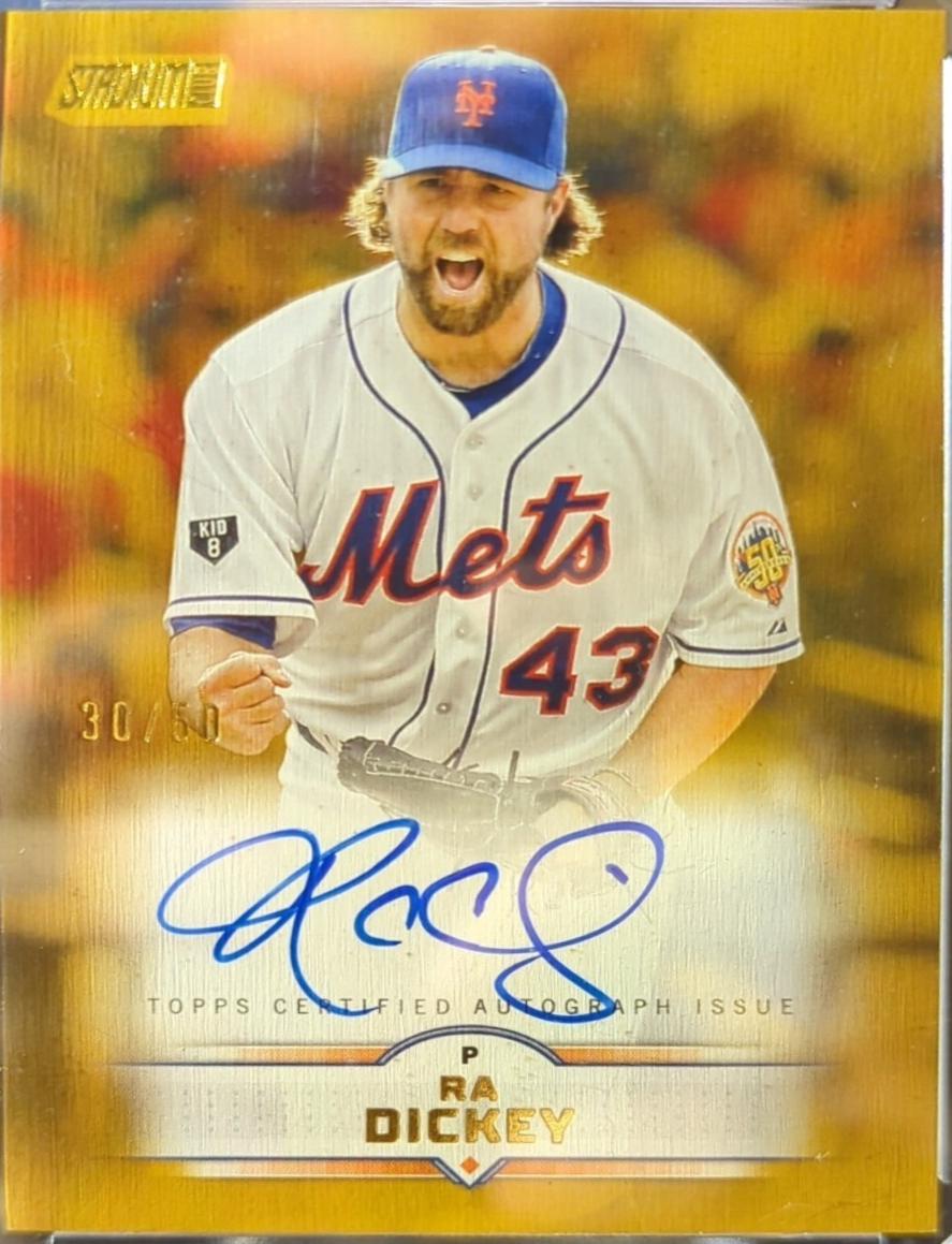 R.A. Dickey [Gold] #SCBA-RD