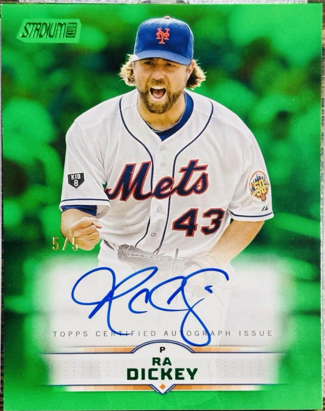 R.A. Dickey [Green] #SCBA-RD