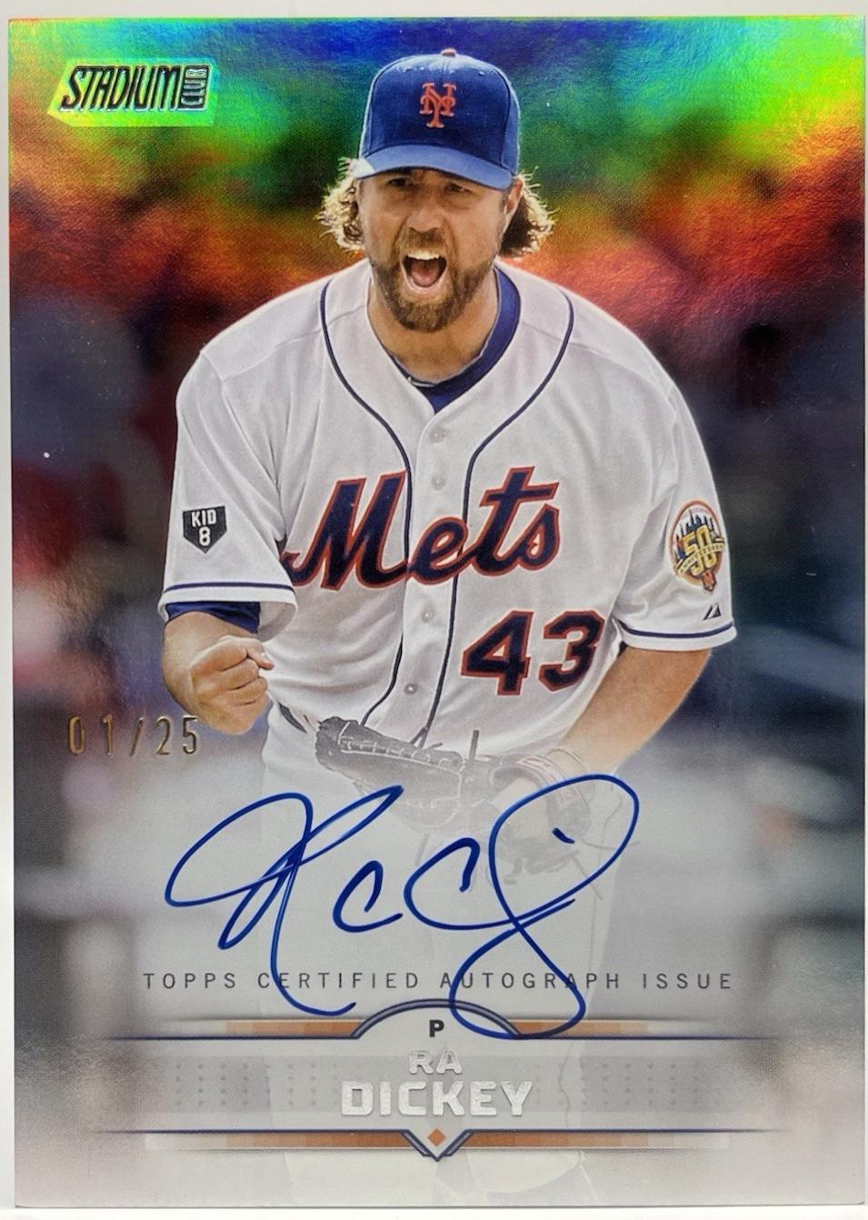 R.A. Dickey [Rainbow Foilboard] #SCBA-RD