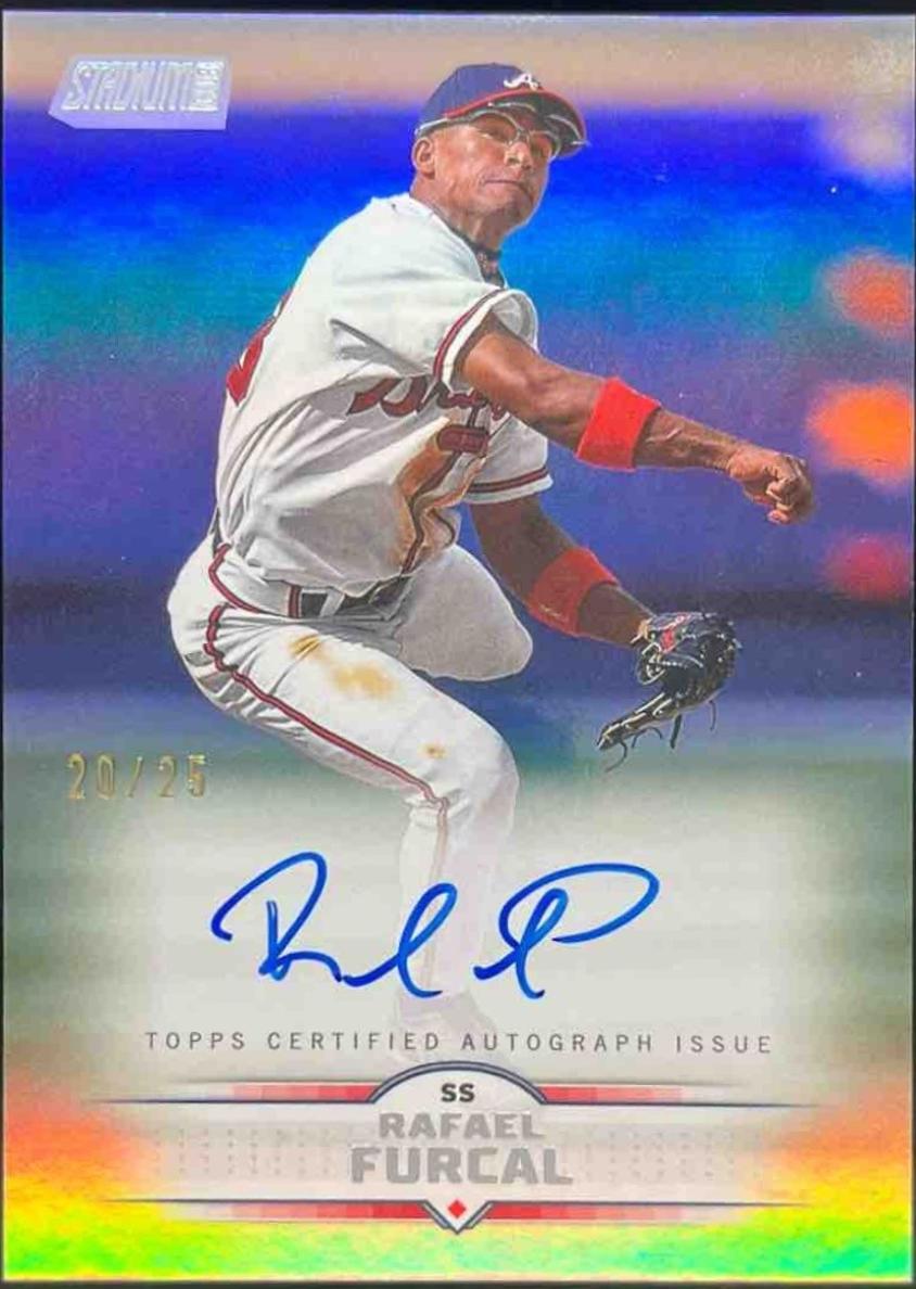 Rafael Furcal [Gold Rainbow Foil] #SCBA-RFU