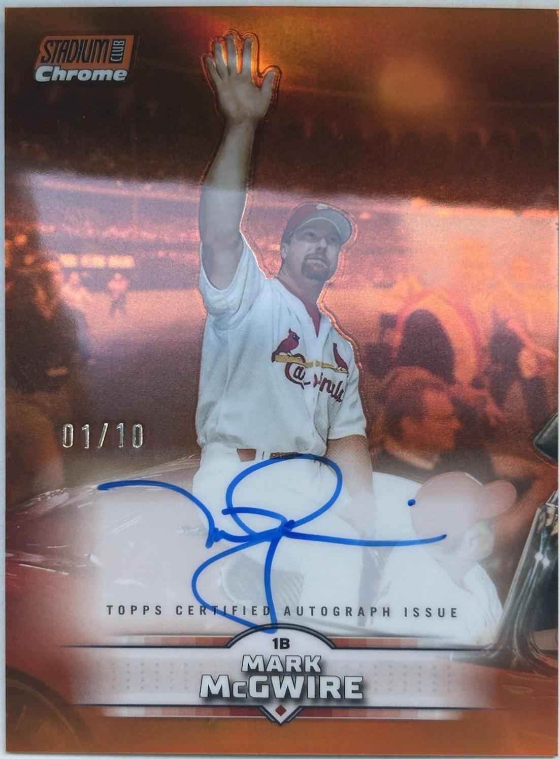 Mark McGwire [Orange] #SCCA-MMC