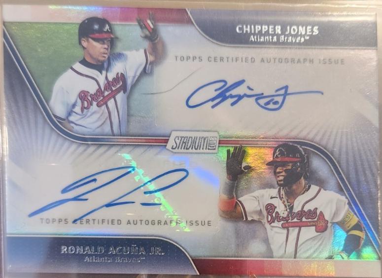 Chipper Jones / Ronald Acuna Jr. #DA-JA