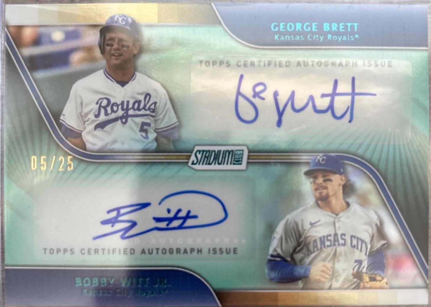 George Brett / Bobby Witt Jr. #DA-BW