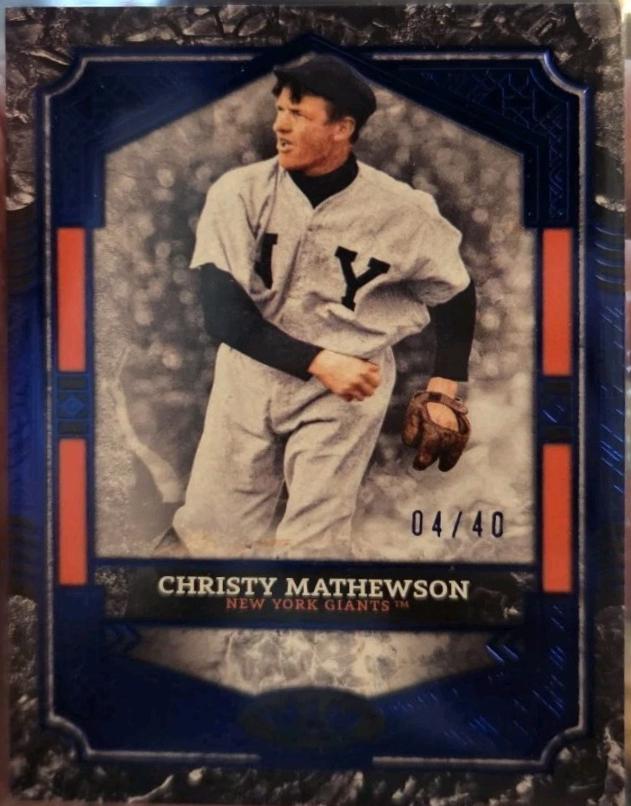 Christy Mathewson [Blue Foil] #9