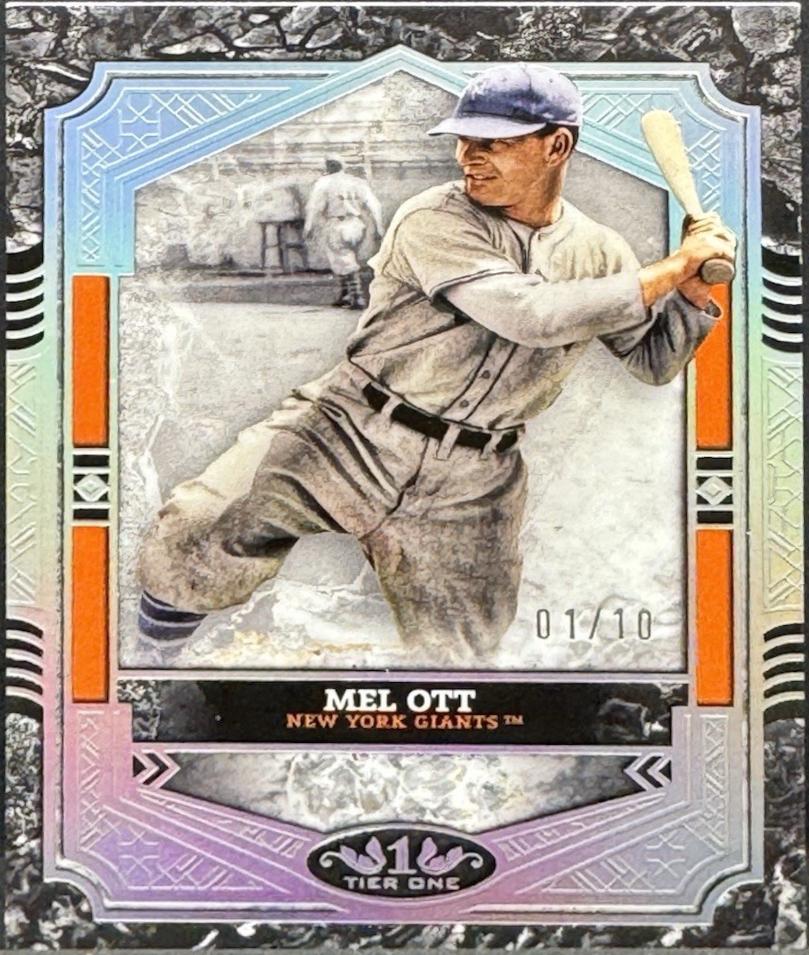 Mel Ott [Holo Platinum Blue Foil] #16