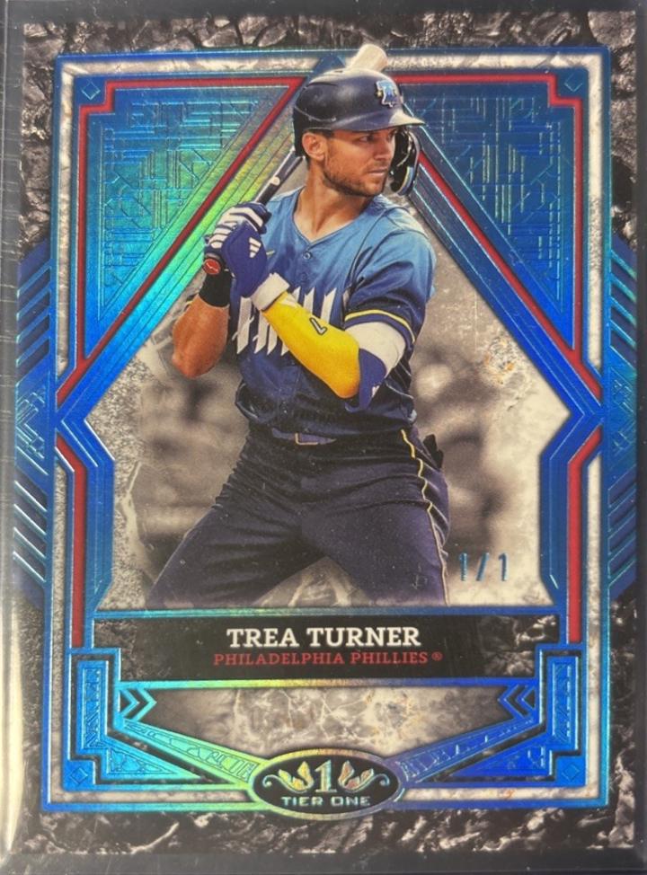 Trea Turner [Holo Platinum Blue Foil] #22
