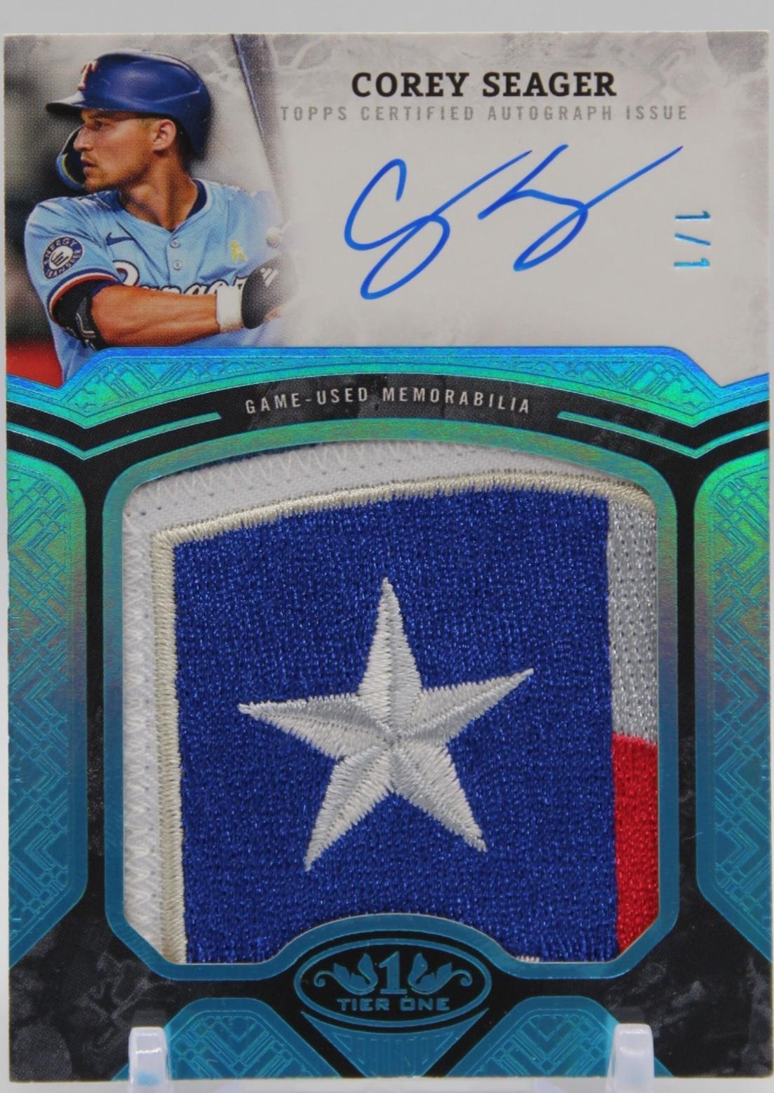Corey Seager [Holo Platinum Blue Foil] #APP-CS