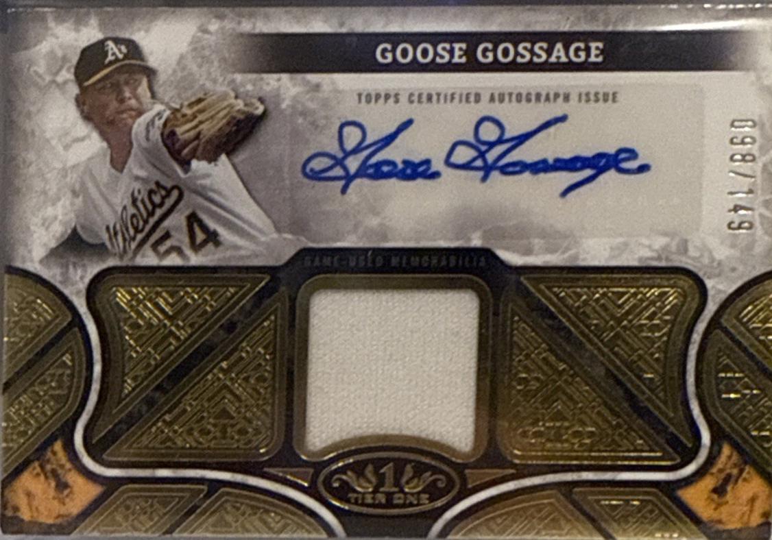 Goose Gossage [Triple Patch] #AT1R-GG