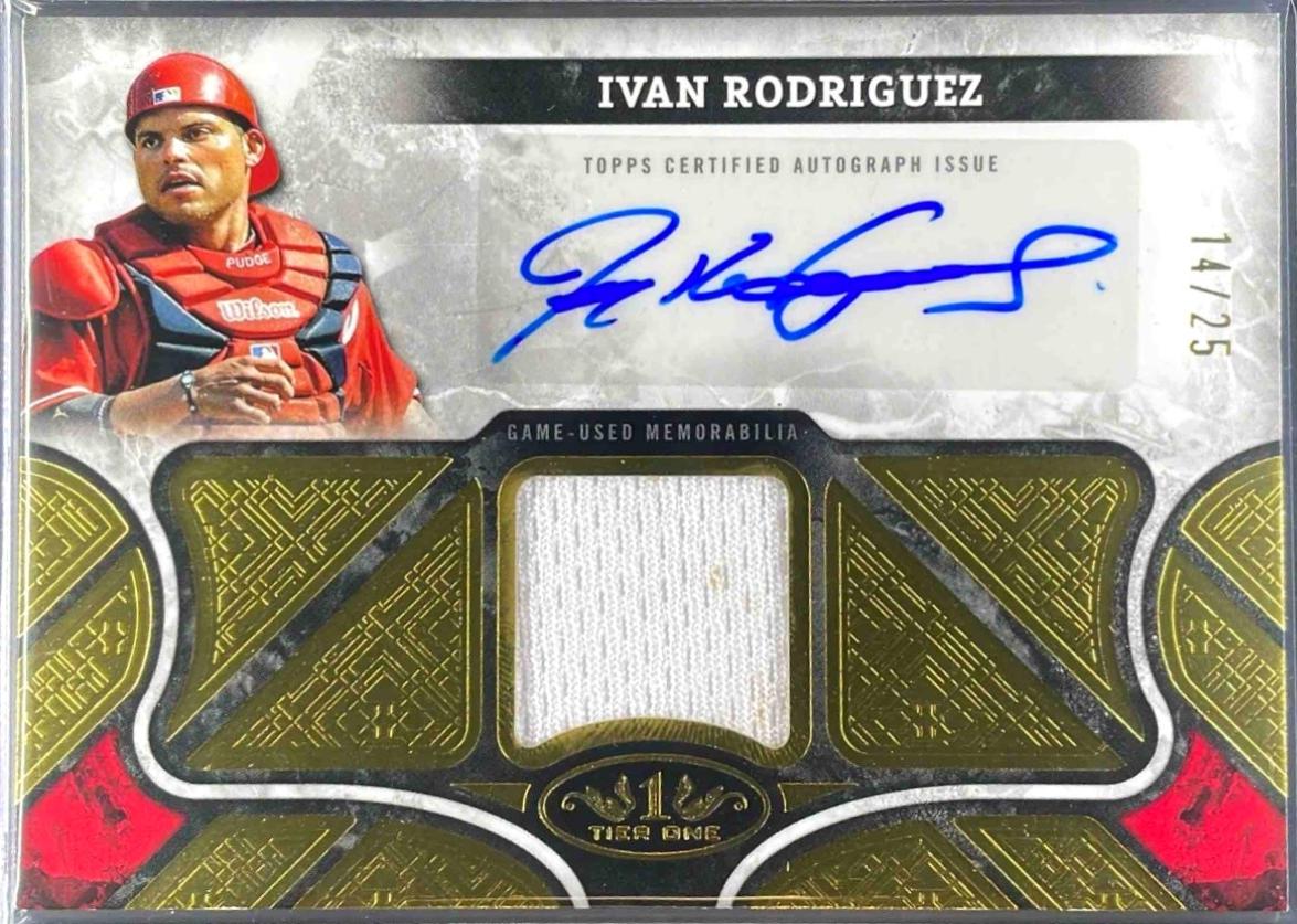 Ivan Rodriguez [Triple Patch] #AT1R-IR