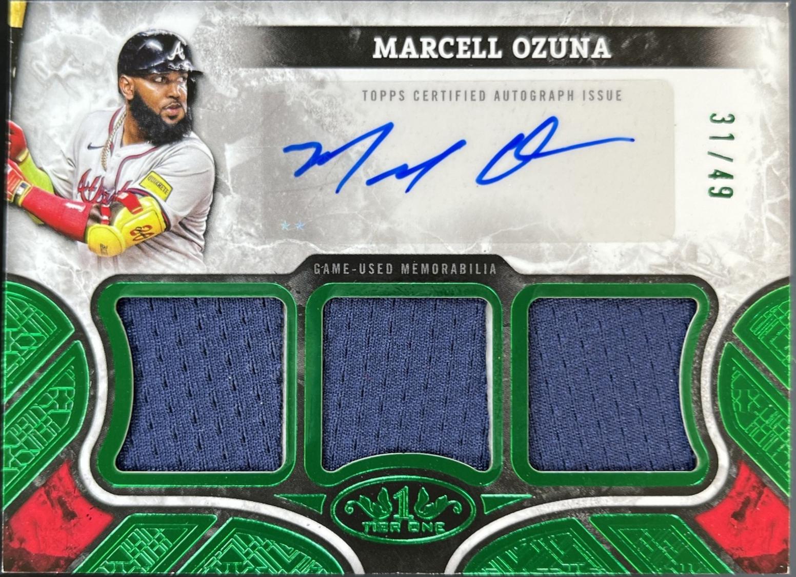 Marcell Ozuna [Triple Patch] #AT1R-MO