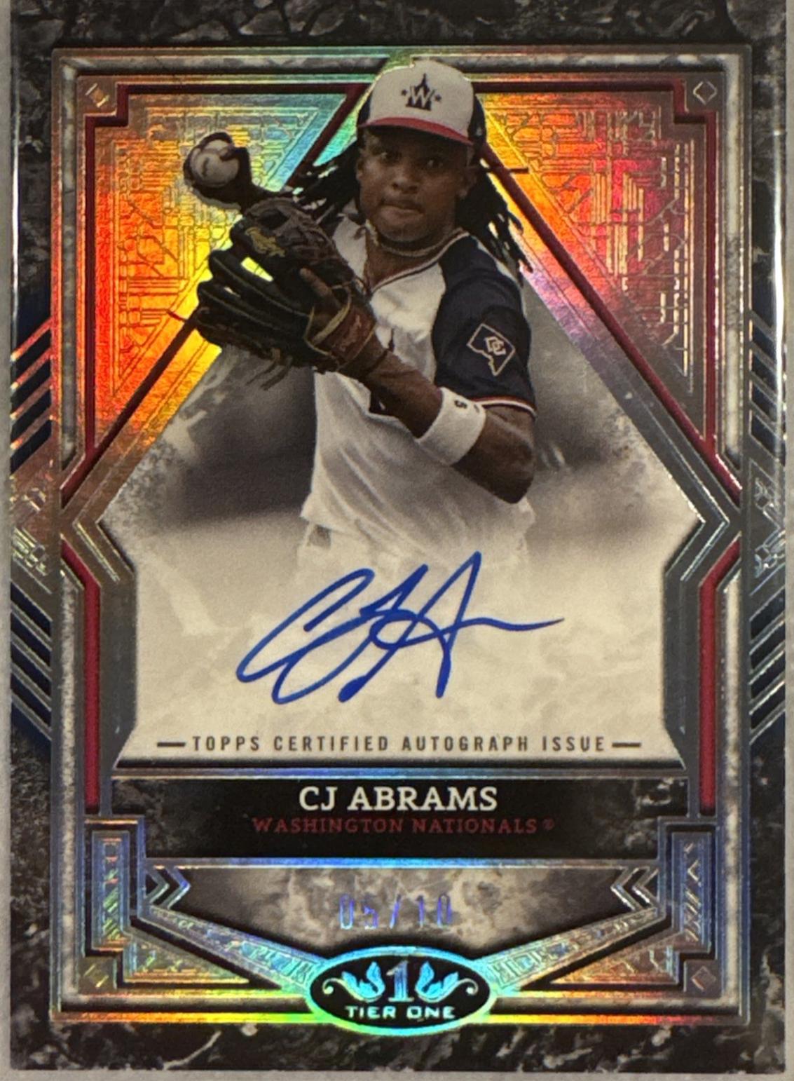 CJ Abrams [Holo Silver Foil] #BA-CA