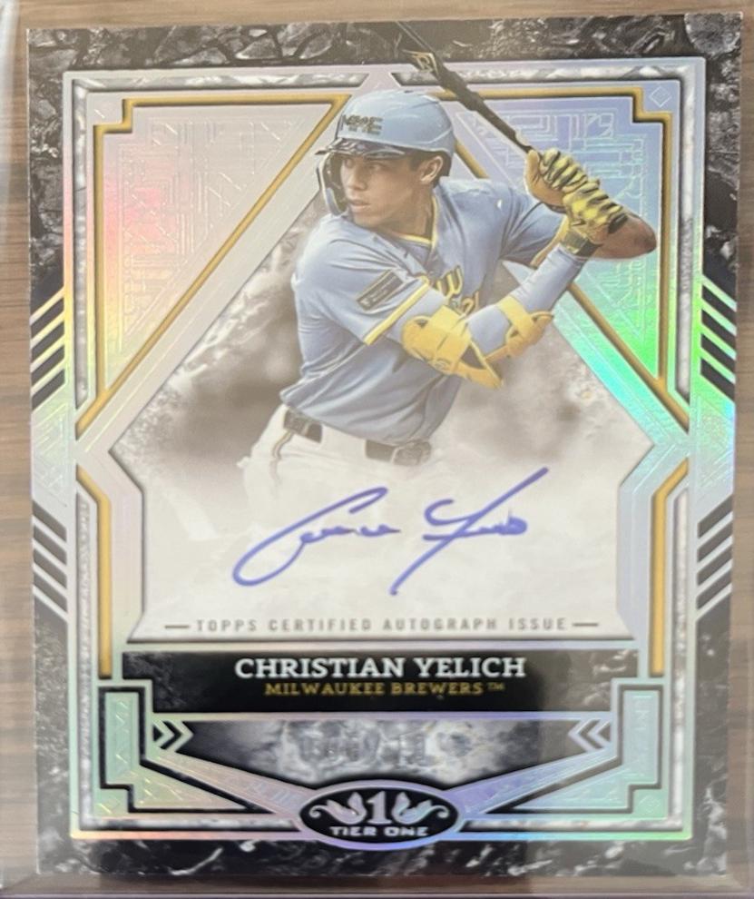 Christian Yelich [Holo Silver Foil] #BA-CY