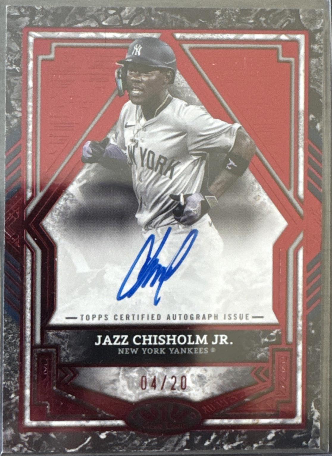Jazz Chisholm Jr. [Red] #BA-JC