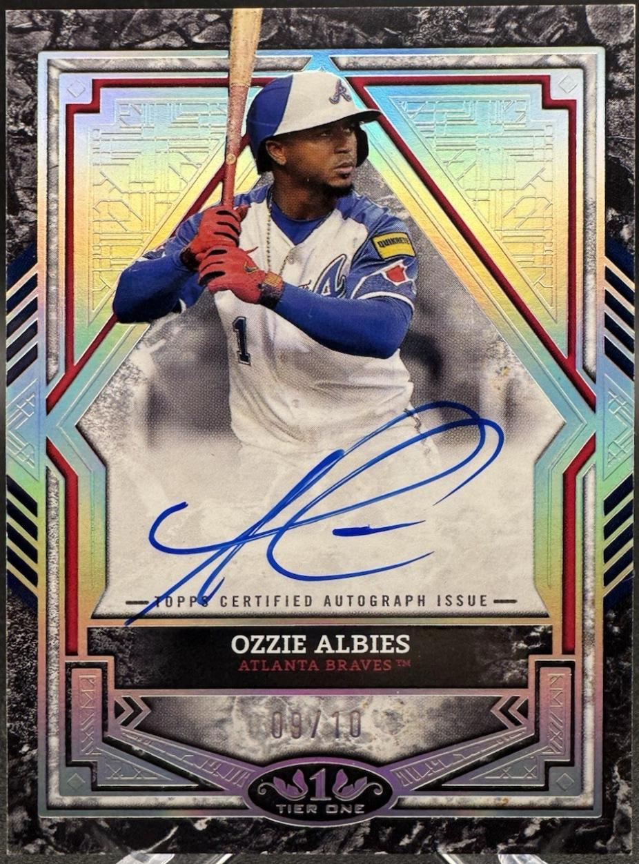 Ozzie Albies [Holo Silver Foil] #BA-OA