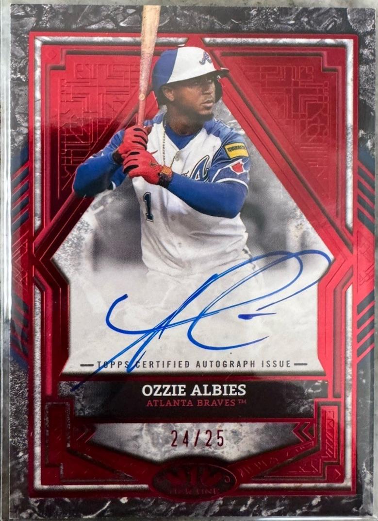 Ozzie Albies [Red] #BA-OA