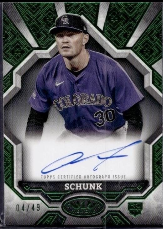 Aaron Schunk [Green Foil] #BOA-AS