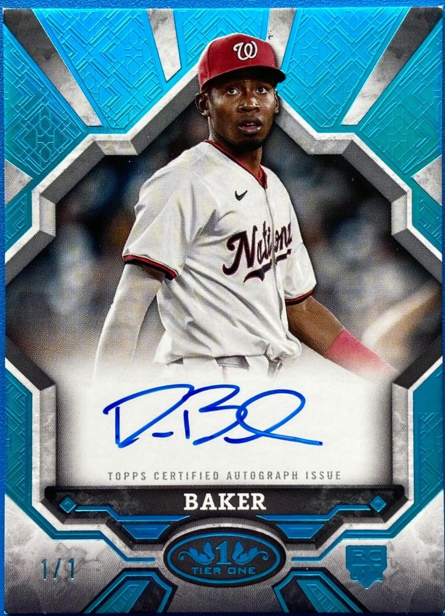 Darren Baker [Holo Platinum Blue Foil] #BOA-DB