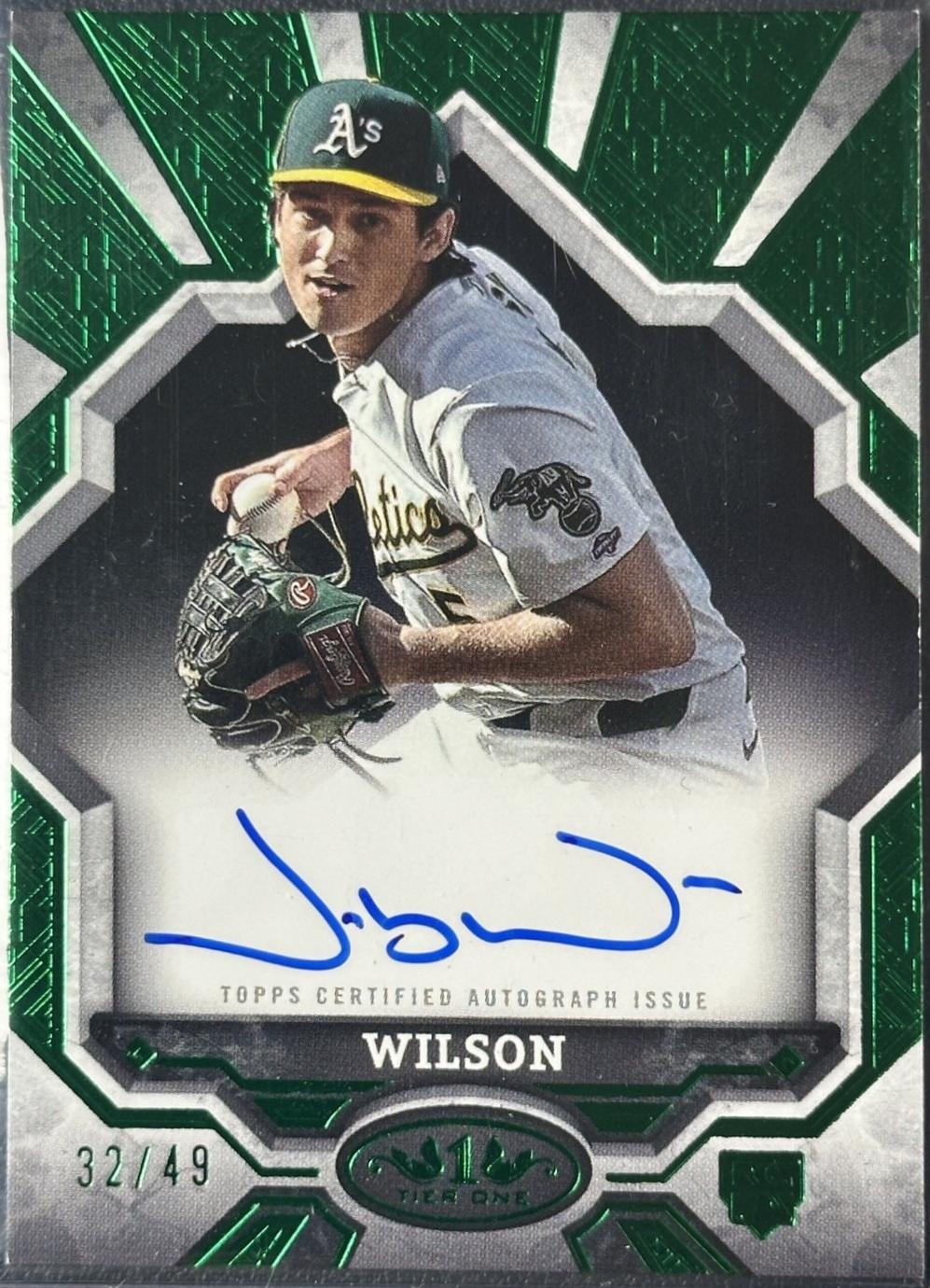 Jacob Wilson [Green Foil] #BOA-JWA