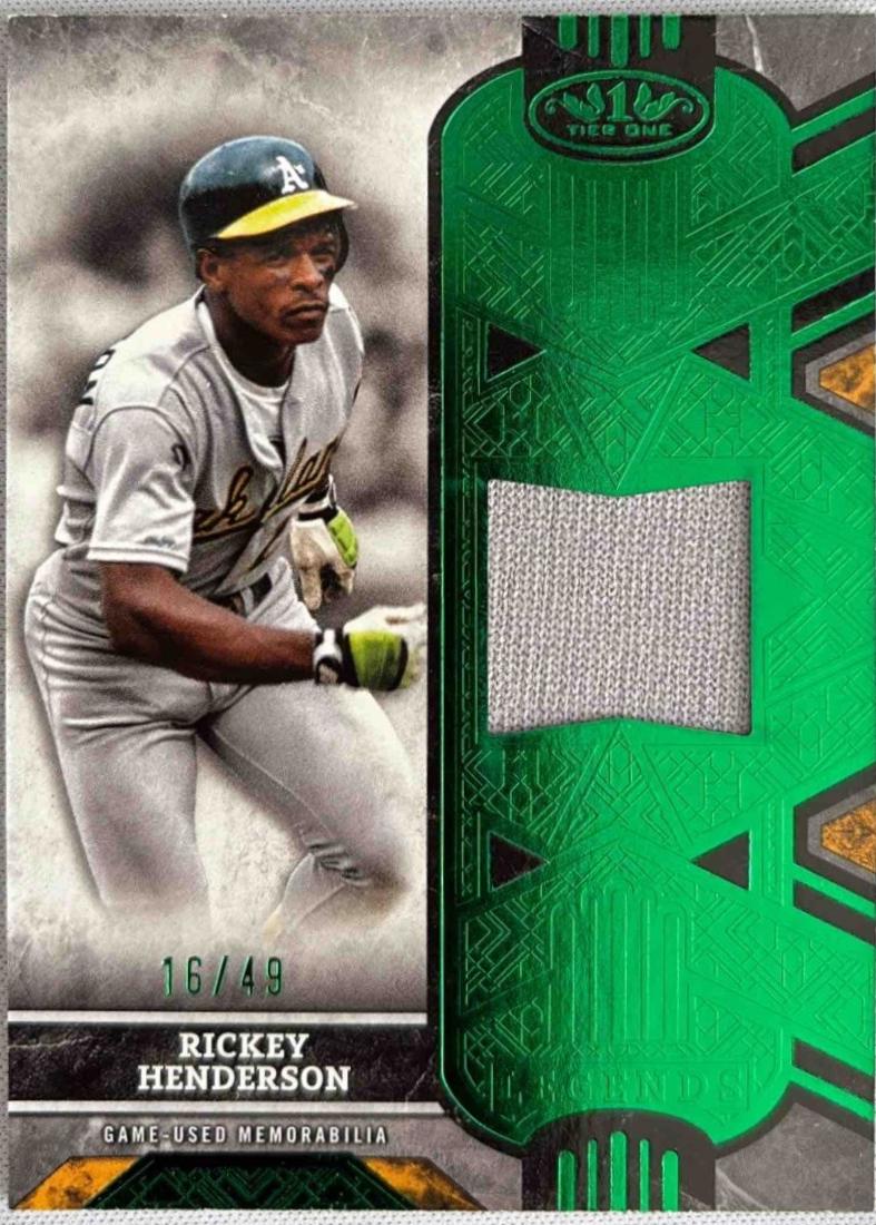 Rickey Henderson [Green] #T1LR-RH